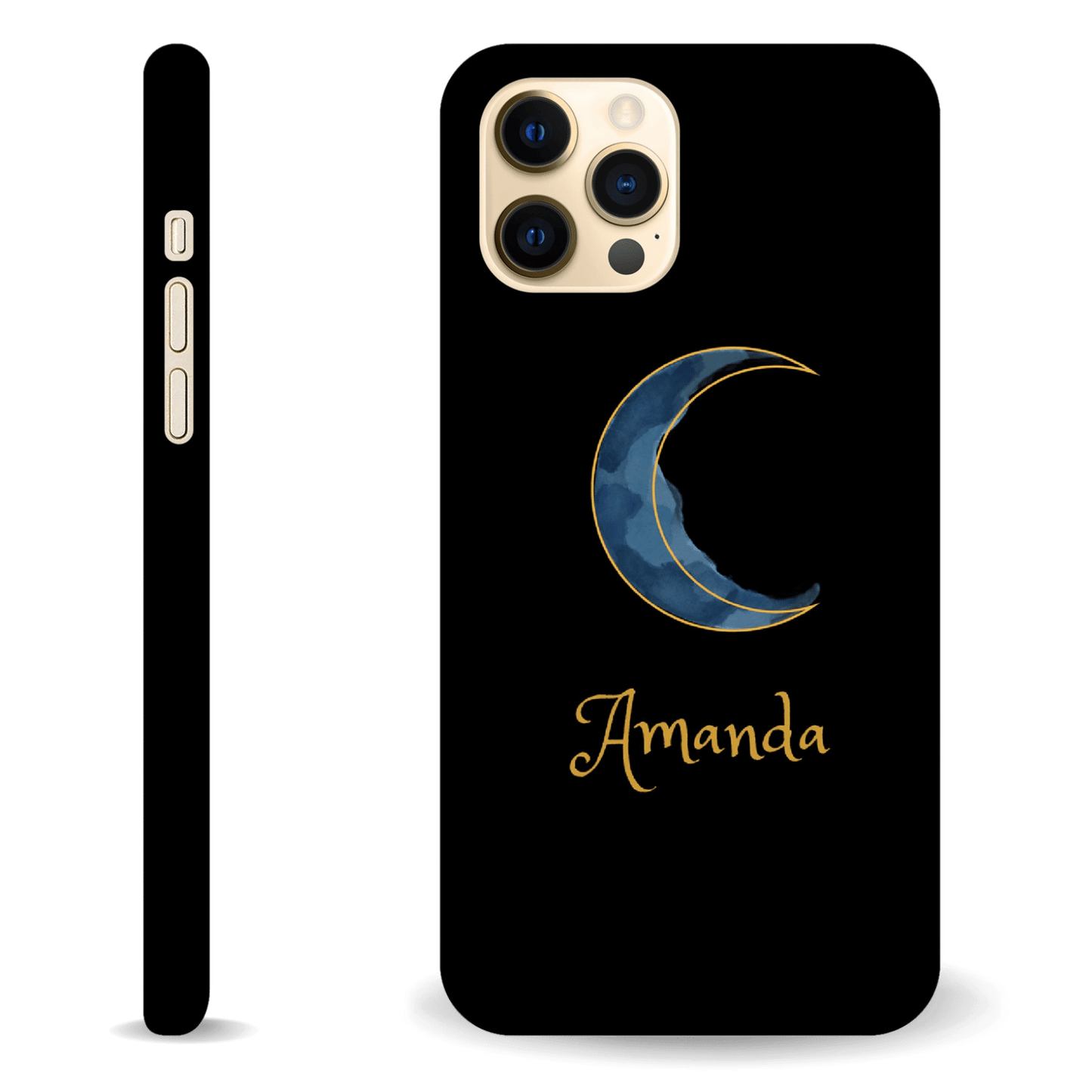 Personalised Blue Moon iPhone Case