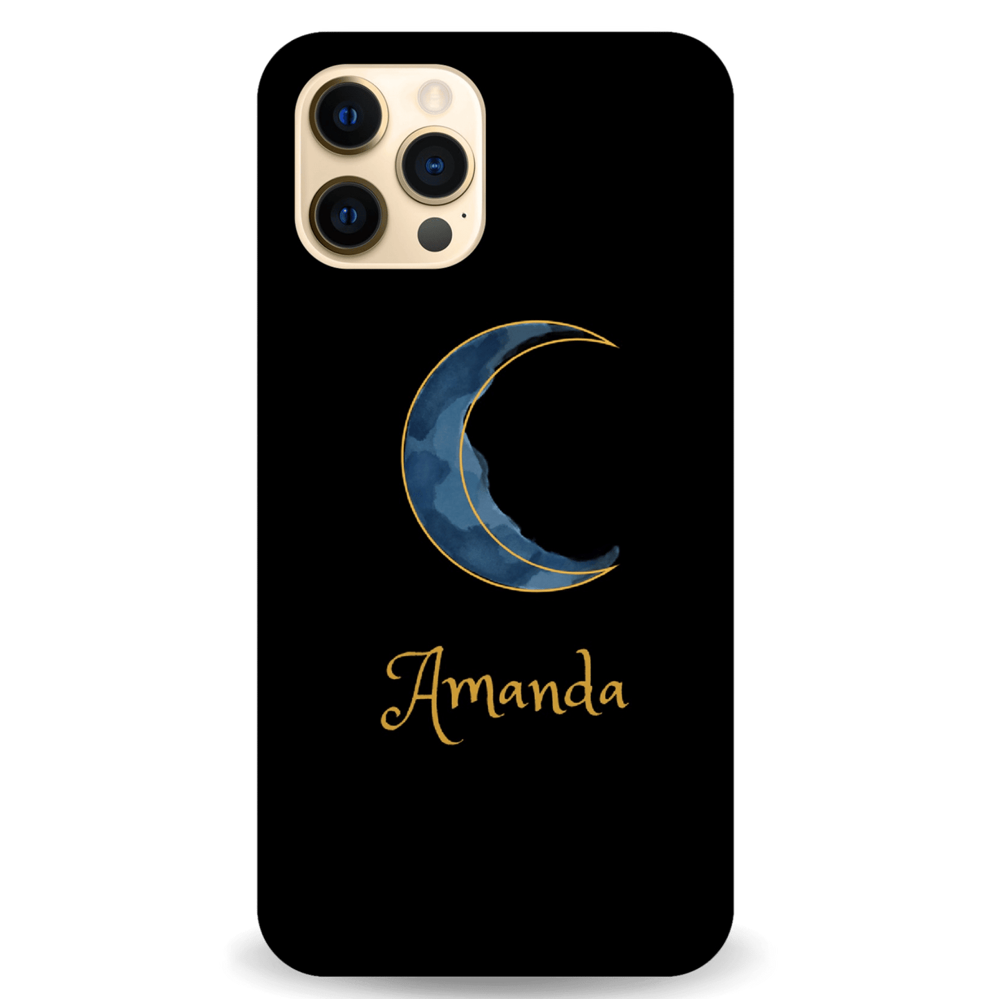 Personalised Blue Moon iPhone Case